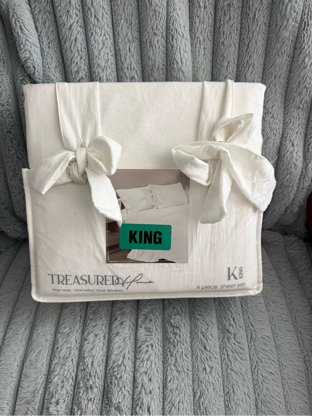 Treasured Home King Sheet Set - Super Soft White